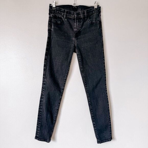 J Brand Skinny Mid Rise Jean Black Size 27 - Picture 2 of 9